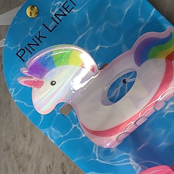 Pink Linen Unicorn and Flamingo Claw Clips - Picture 3 of 5